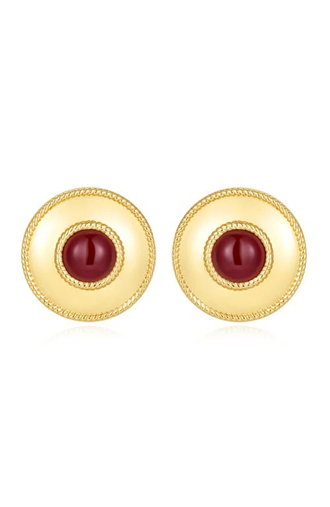 Luv AJ The Shiraz Stud Earrings in Gold at Nordstrom