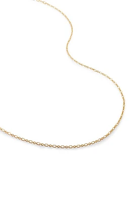 Monica Vinader Woven Chain Necklace in 18Ct Gold Vermeil/Ss at Nordstrom