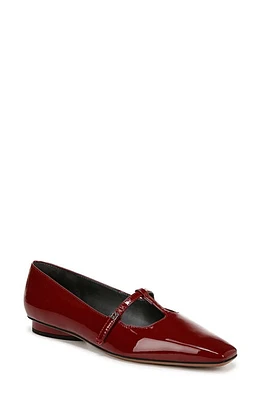 Sarto by Franco Carmela Square Toe Mary Jane Flat Red at Nordstrom,