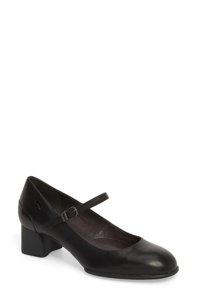 Camper Katie Mary Jane Pump Black Leather at Nordstrom,