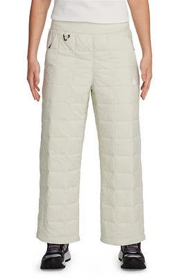 Nike ACG Therma-FIT ADV Quilted Insulated Wide Leg Pants White at Nordstrom,