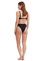 Au Naturel by Gottex Solid Bikini bra swim top Black at Nordstrom,