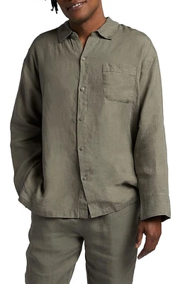 Parachute Linen Shirt in Moss at Nordstrom