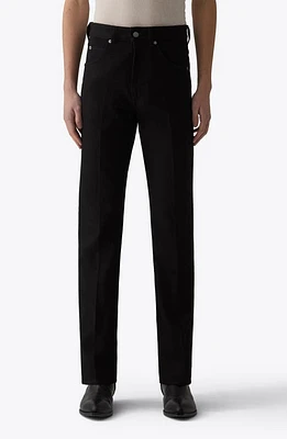 BLK DNM 77 Slim Organic Cotton Straight Leg Jeans Black at Nordstrom,