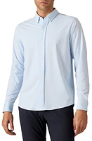 Rhone Commuter Slim Fit Stretch Button-Up Shirt Blue Stripe at Nordstrom,