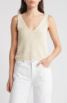 Rails Matilde V-Neck Sweater Tank Oat at Nordstrom,