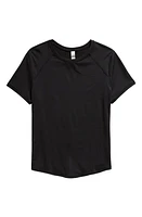 zella Kids' Energy Soft Tech T-Shirt in Black at Nordstrom