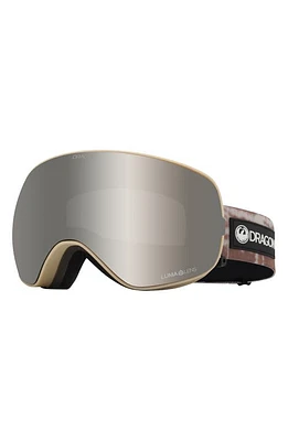 DRAGON X2S 72mm Spherical Snow Goggles with Bonus Lenses in Wash/Llsilverionllamber at Nordstrom