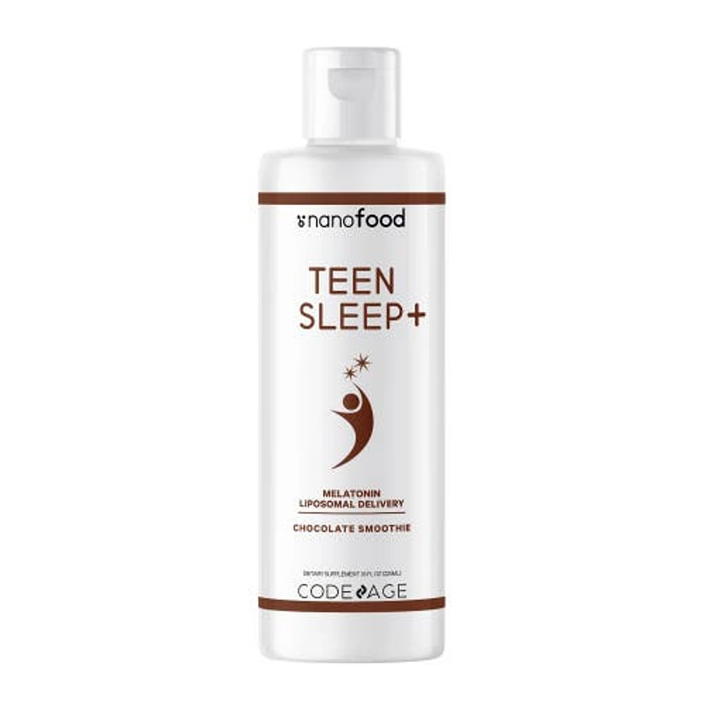 Codeage Liposomal Teen Sleep + Liquid Melatonin, Vitamin E, Vegan, Non-GMO, 3-Month Supply, 8 fl oz in White at Nordstrom