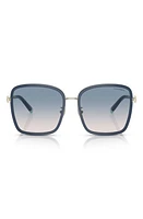 Tiffany & Co. 59mm Gradient Square Sunglasses in Opal Blue at Nordstrom