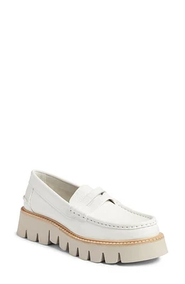 Pedro Garcia Sebas Lug Penny Loafer White Cervo at Nordstrom,