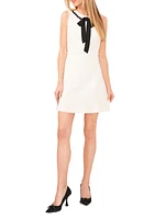 CeCe Tweed Sheath Dress Ultra White at Nordstrom,