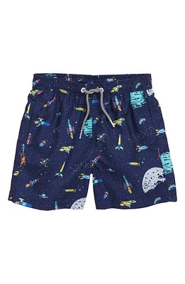 Boardies Kids' Rockets Swim Trunks in Black at Nordstrom, Size 3-4Y