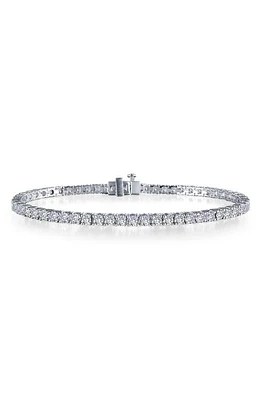 Lafonn Simulated Diamond Tennis Bracelet in White at Nordstrom, Size 7.25