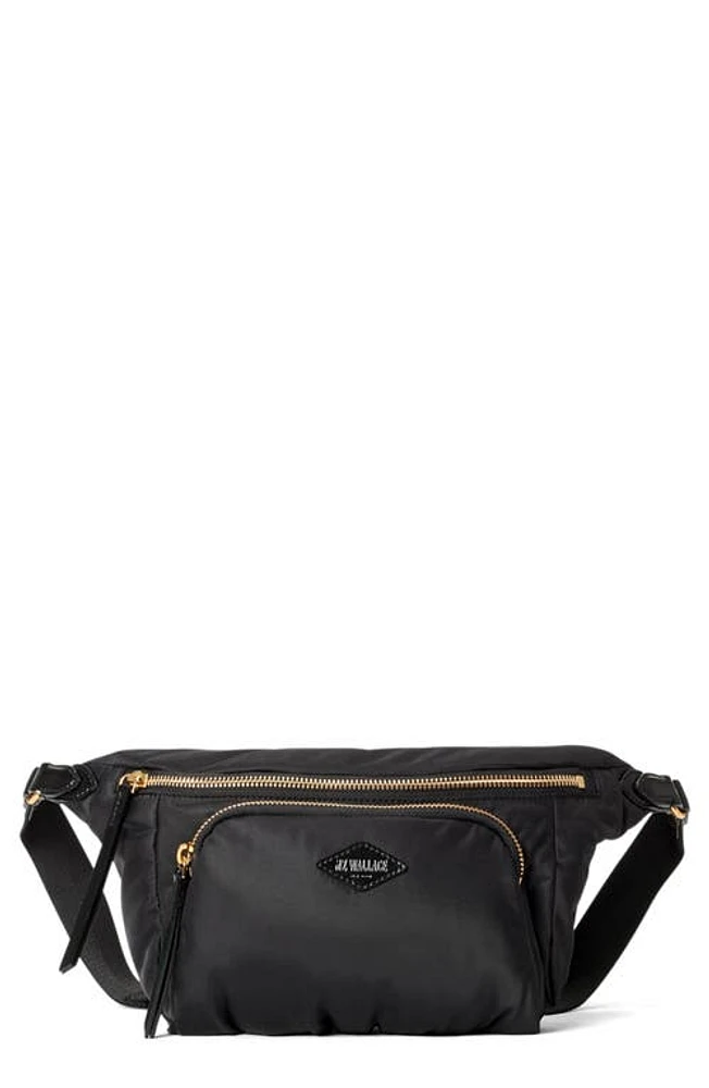 MZ Wallace Chelsea Nylon Belt Bag in Black at Nordstrom