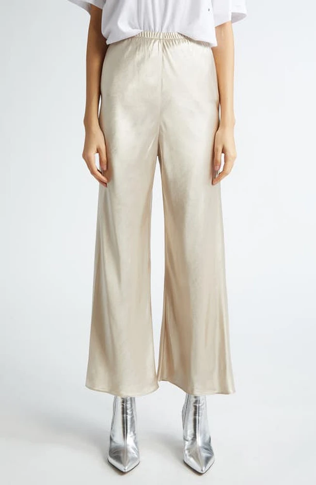 Interior The Arthur Satin Pants Champagne at Nordstrom,