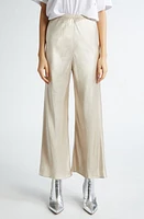 Interior The Arthur Satin Pants Champagne at Nordstrom,