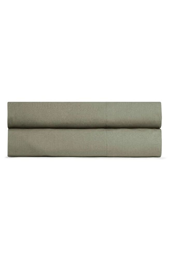 Parachute Percale Fitted Sheet in Moss at Nordstrom