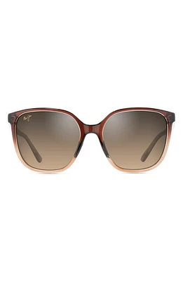 Maui Jim Good Fun 57mm PolarizedPlus2 Butterfly Sunglasses in at Nordstrom