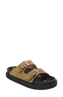 Isabel Marant Lennya Studded Slide Sandal Taupe at Nordstrom,