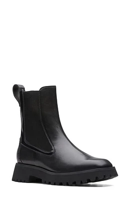 Clarks(r) Stayso Rise Chelsea Boot in Black Leather at Nordstrom, Size 7.5