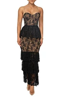 JLUXLABEL Fairytale Ending Ruffle Lace Gown at Nordstrom