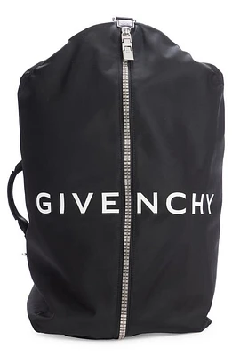 Givenchy G-Zip Duffle Backpack in 001-Black at Nordstrom