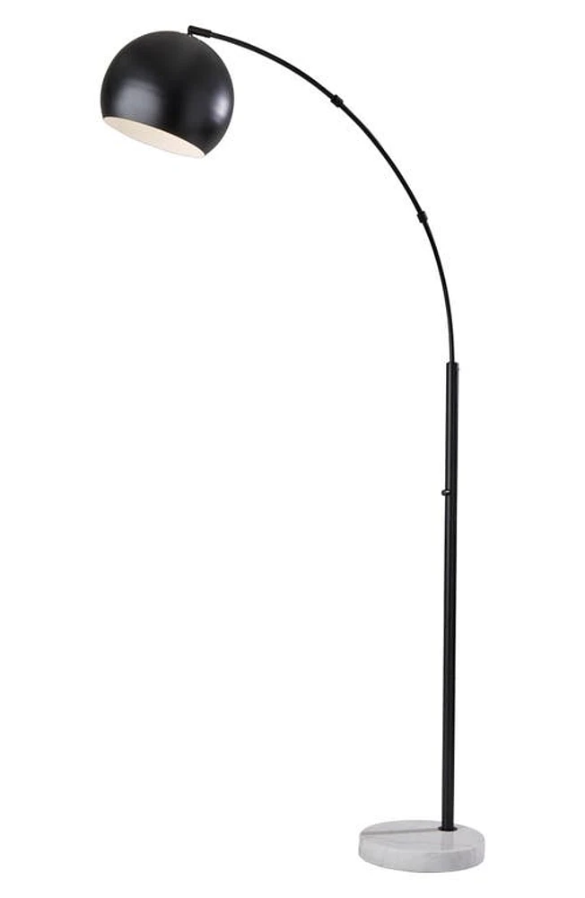 ADESSO LIGHTING Astoria Arc Floor Lamp in Black at Nordstrom