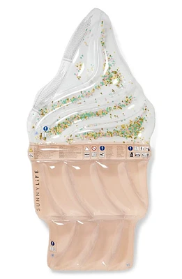 Sunnylife Luxe Ice Cream Sunday Pool Floatie in Beige/White Multi at Nordstrom