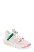 Nike Air Zoom Crossover GS Basketball Shoe in Pink Foam/White/Pink Gaze at Nordstrom, Size 5.5 M