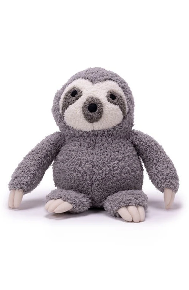 barefoot dreams CozyChic Sloth Buddie Stuffed Animal in Dove Grey at Nordstrom