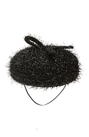 ESENSHEL Mini Percher Pillbox Hat Black Sparkle at Nordstrom,