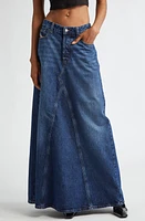 DIESEL De-Pago Denim Maxi Skirt at Nordstrom,