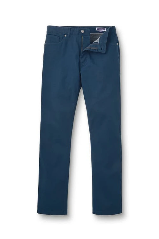 Charles Tyrwhitt Twill Slim Fit 5 Pocket Jeans Stone at Nordstrom,