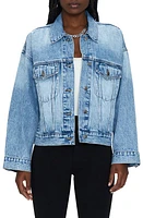 Pistola Margot Oversize Denim Jacket Dover at Nordstrom,