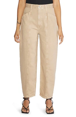 ÉTICA Ellie High Waist Taper Leg Utility Pants Sweet Coconut at Nordstrom,