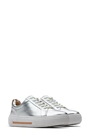 Clarks(r) Hollyhock Walk Sneaker Silver Leather at Nordstrom,