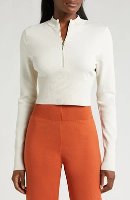 Nike Open Back Crop Sweater at Nordstrom,