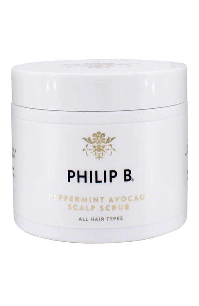 PHILIP B Peppermint Avocado Scalp Scrub at Nordstrom