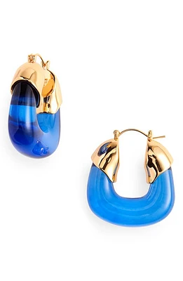 Lizzie Fortunato Electric Organic Hoop Earrings in Blue at Nordstrom