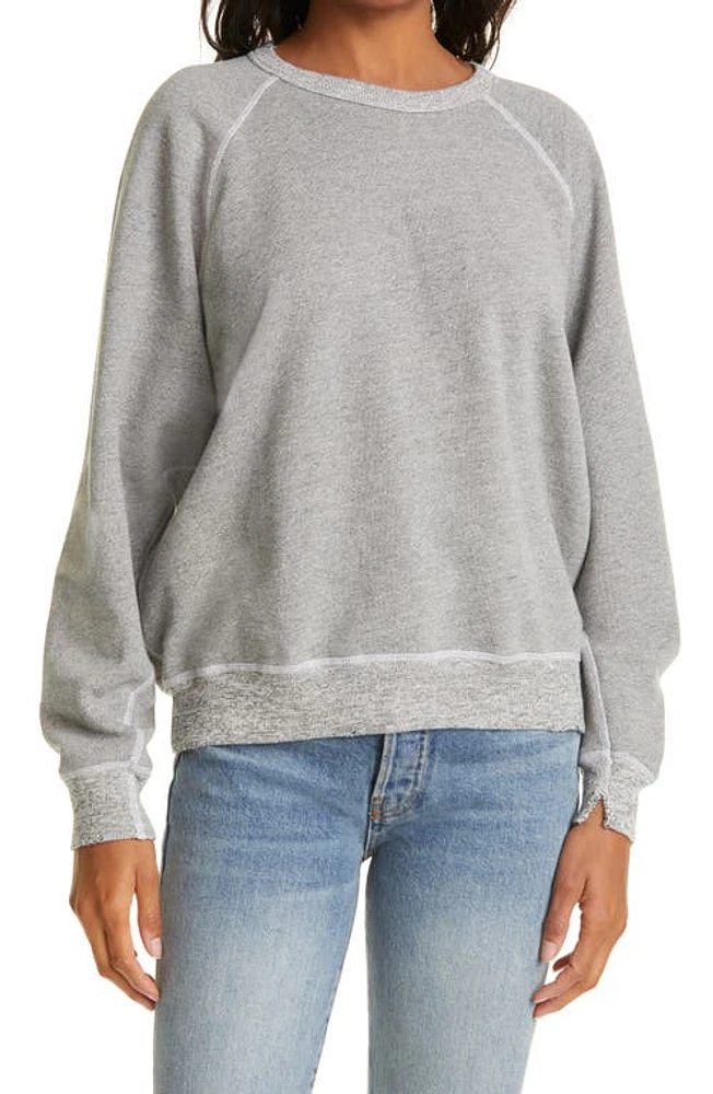 The GREAT. Women's College Sweatshirt Varsity Grey at Nordstrom,