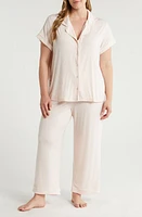 Nordstrom Moonlight Crop Pajamas Pink at Nordstrom,