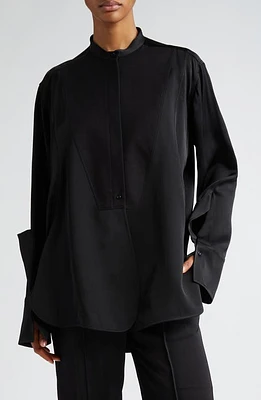 Jil Sander Bib Front Tunic Top 001 Black at Nordstrom, Us