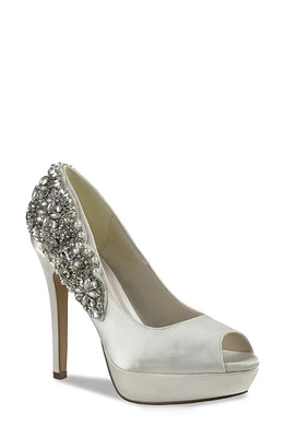 Paradox London Pink Indulgence Embellished Pump Ivory at Nordstrom,