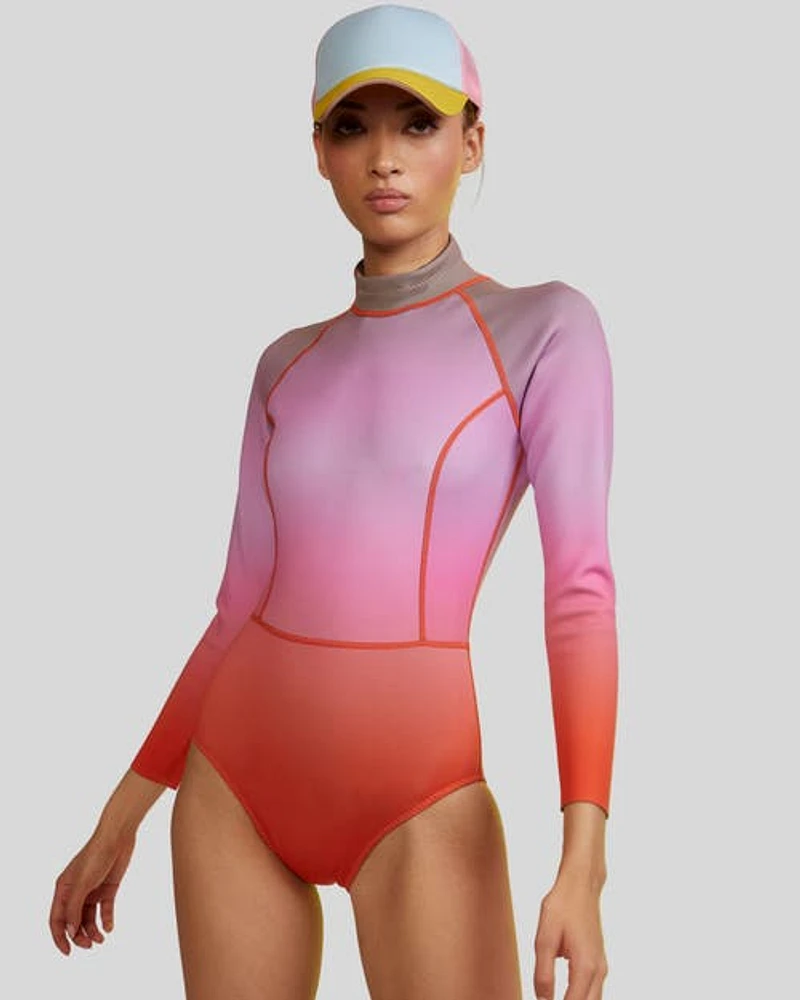 Cynthia Rowley Sunset Surf Wetsuit Multi at Nordstrom,