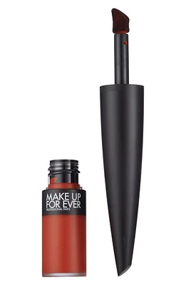 Make Up For Ever Rouge Artist For Ever Matte 24 Hour Longwear Liquid Lipstick in 342 Infinite Sunset at Nordstrom