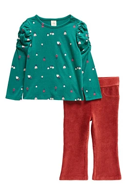 Tucker + Tate Print Long Sleeve T-Shirt & Rib Pants Set at Nordstrom,