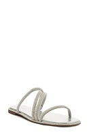 Schutz Giulia Slide Sandal Cristal/Prata at Nordstrom,