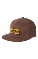 Brixton Steadfast Cotton Snapback Baseball Cap in Bison at Nordstrom