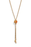 Gas Bijoux Serti Talisman Necklace in Gold at Nordstrom